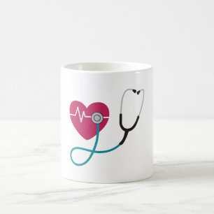Heartslag Stetoscope Kaffemugg