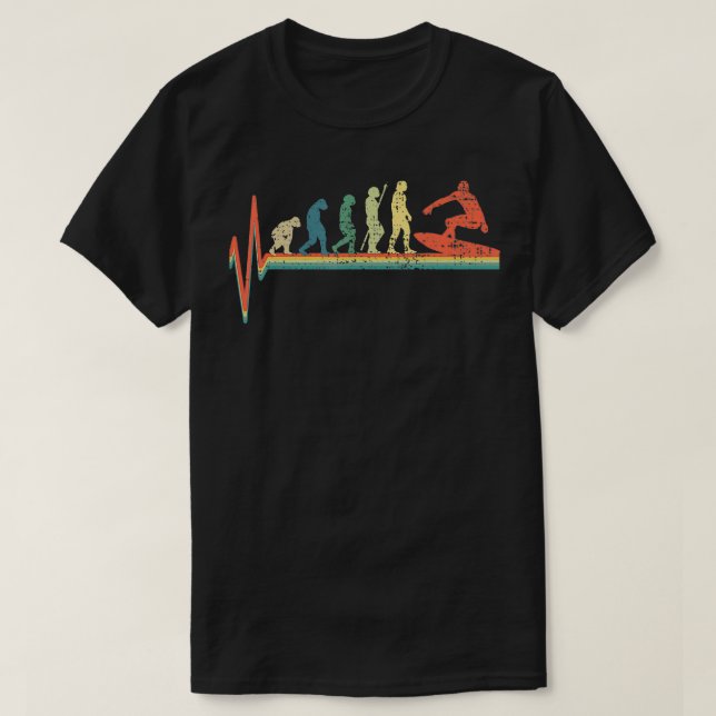 Heartslag Surfa Gift T Shirt (Design framsida)