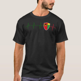 Heartslag T-Shirt i Flagga