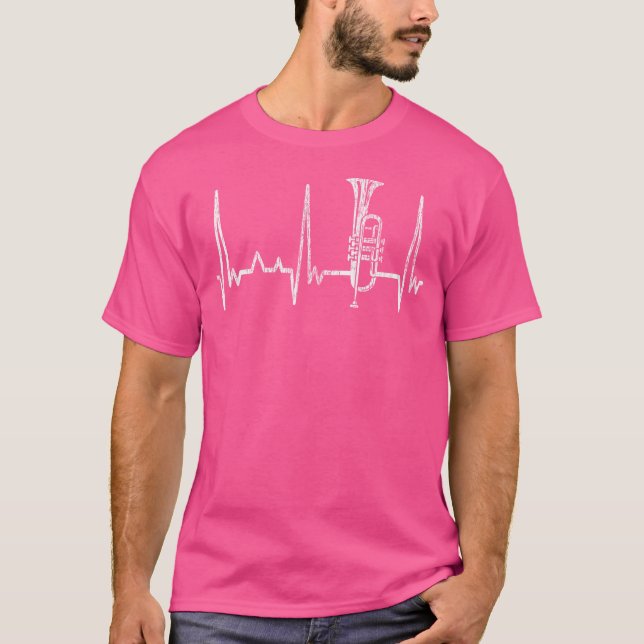 Heartslag Trumpet T Shirt (Framsida)