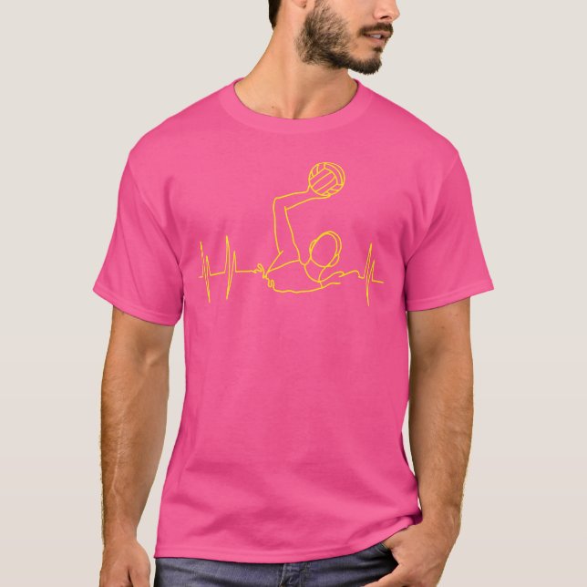 Heartslag Vatten Polo T Shirt (Framsida)