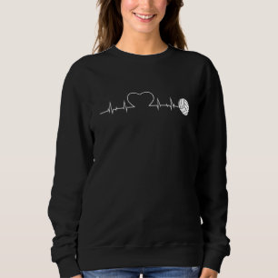 Heartslag Volleyball Boll Sports Team Coach Beach T Shirt