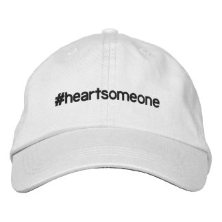 #HEARTSOMEONE justerbar Hett Broderad Keps