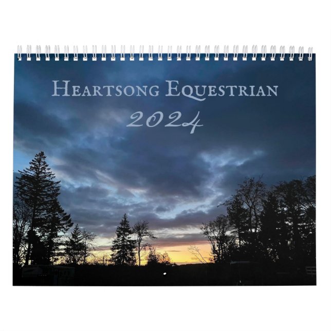 Heartsong Equestrian Calendar 2024 Kalender (Omslag)