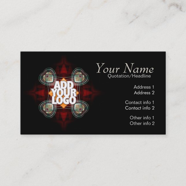 HeartStar-Affärskort Visitkort (Framsida)