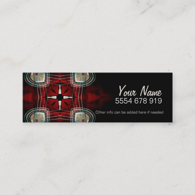 HeartStar-profil/Affärskort Mini Visitkort (Framsida)