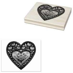 Heartstrings Craft: Gouache Valentine Hearts Stämpel