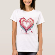 Heartstrings Harmony Velentine Day T-shirt