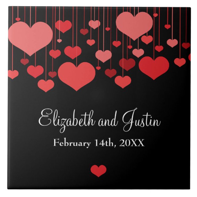 Heartstrings Valentiness-panel Kakelplatta (Framsidan)