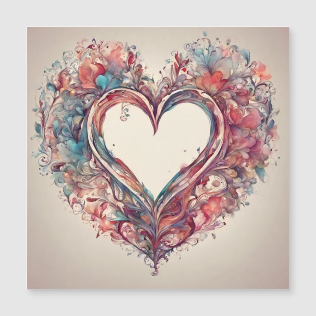 Heartstrupper- vattenfärgning hjärtmålning (Framsida)