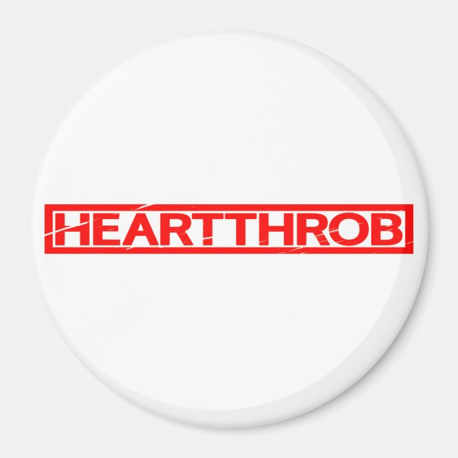 Heartthrob Frimärke Magnet (Framsidan)