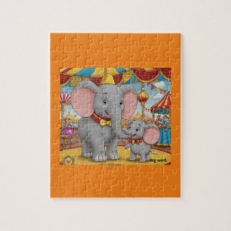 Heartwarm Dumbo och Jumbo Circus Puzzle Pussel