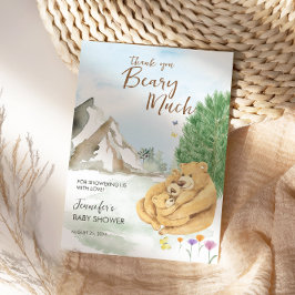 Heartwarming Beige Mountain Bear Family Beary Much Tack Kort