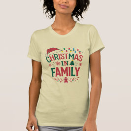 Heartwarming Christmas in Family T-Shirt for Festi