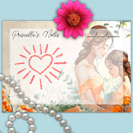 Heartwarming Mor & DDotter 4 tum x 3 tum Post-it Block