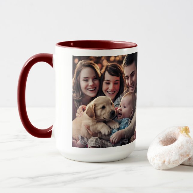 Heartwarming Newborn Golden Retriever Puppy Coffee Mugg (Med munk)