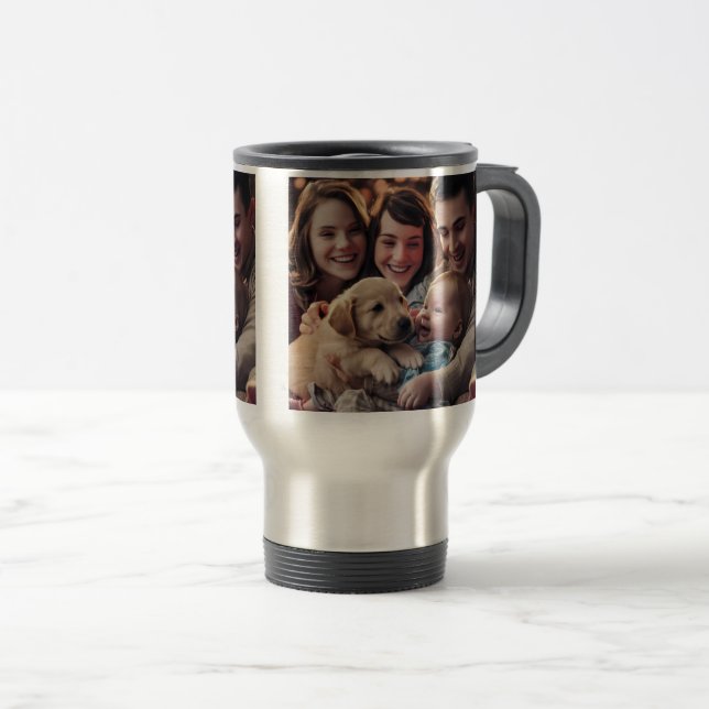 Heartwarming Newborn Golden Retriever Puppy Coffee Resemugg (Framsida höger)