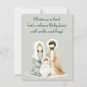 Heartwarming Religiösa Greeting Card Inbjudningar