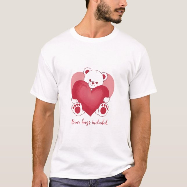 Heartwarming Teddy T Shirt (Framsida)