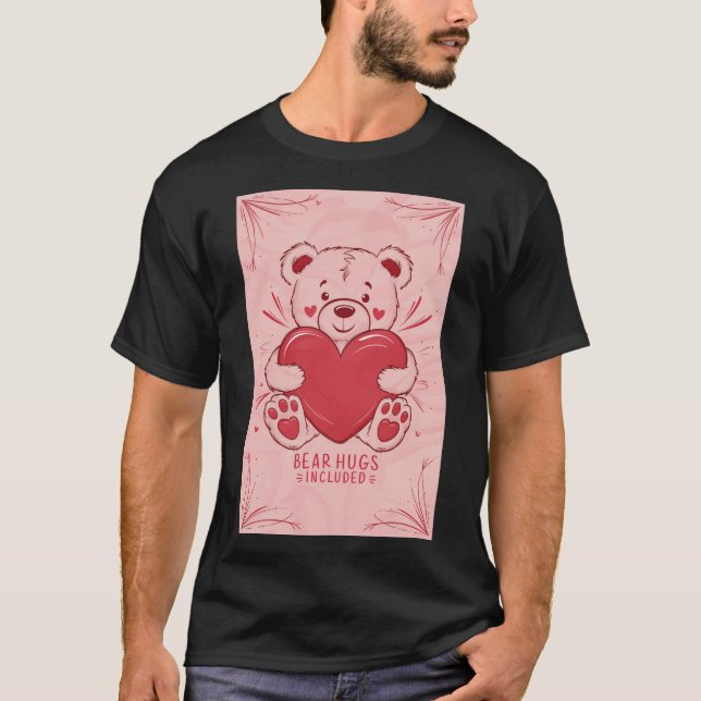 Heartwarming Teddy T Shirt (Framsida)