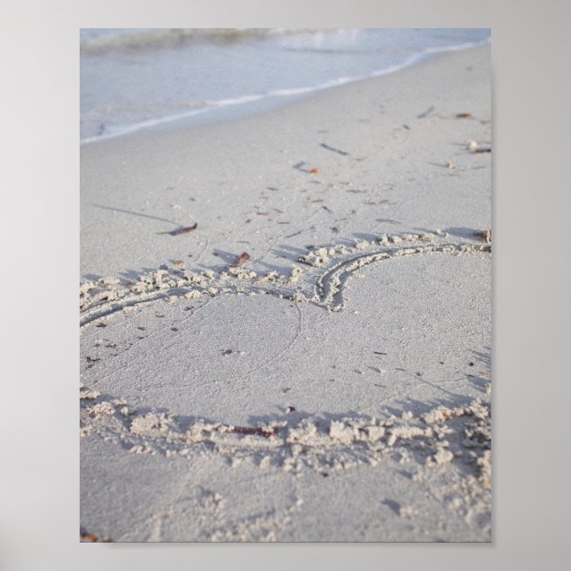 HEARTY SANDY BEACHY POSTER (Framsidan)