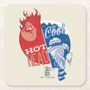 Heat Miser Hett Head & Snö Miser Coola Underlägg Papper Kvadrat