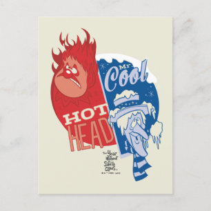 Heat Miser Hot Head & Snow Miser Mr. Cool Helg Vykort