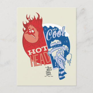 Heat Miser Varm Huvud & Snow Miser Mr. Cool Helg Vykort