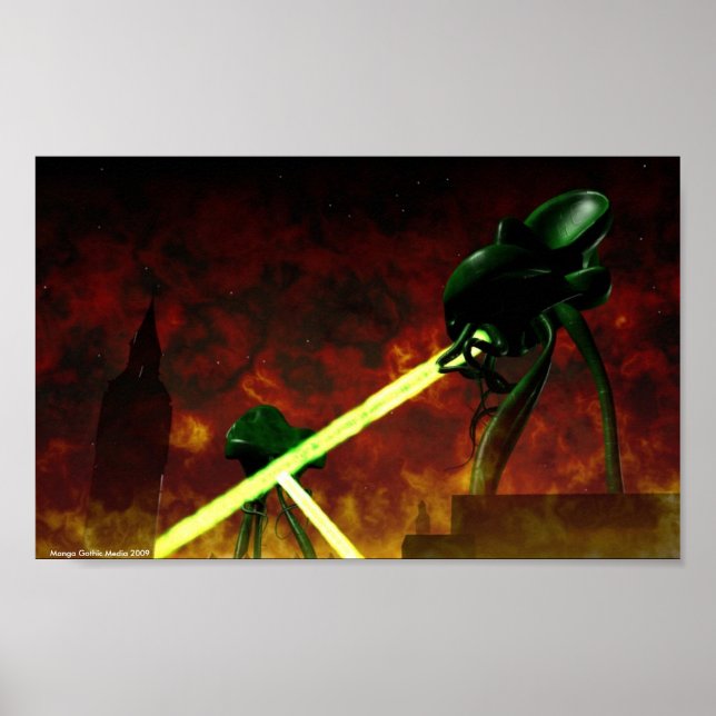 Heat Ray i London Poster (Framsidan)
