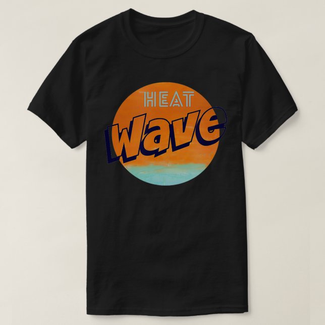 Heat Wave Graphic Summer T Shirt (Design framsida)