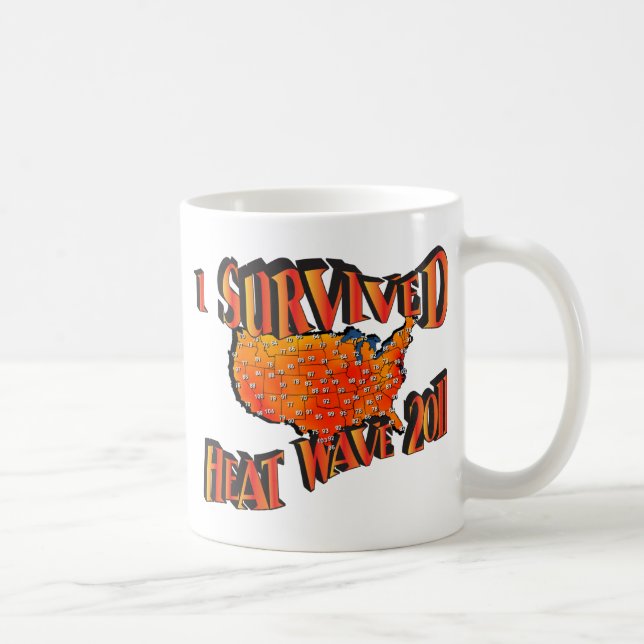 Heat Wave Survivor 2011 Bag Kaffemugg (Höger)