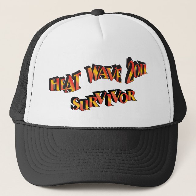 Heat Wave Survivor 2011 Bag Truckerkeps (Framsida)