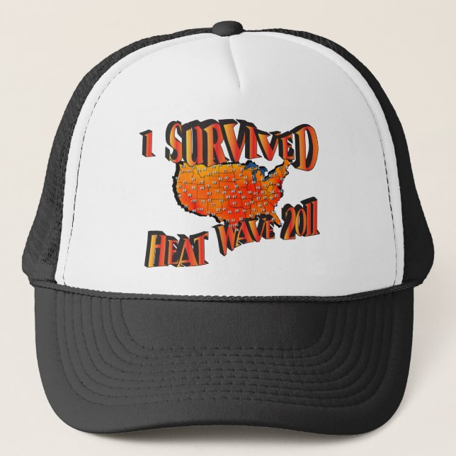 Heat Wave Survivor 2011 Bag Truckerkeps (Framsida)