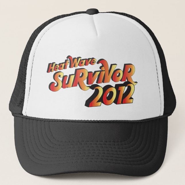 Heat Wave Survivor 2012 Hat Truckerkeps (Framsida)