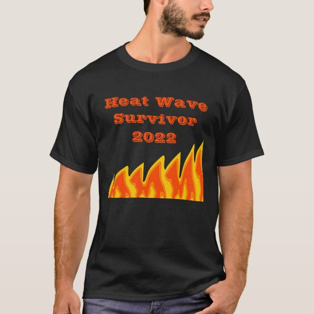 Heat Wave Survivor 2012 T-Shirt (Framsida)