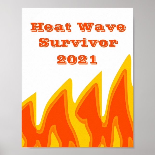 Heat Wave Survivor 2021 Poster (Framsidan)