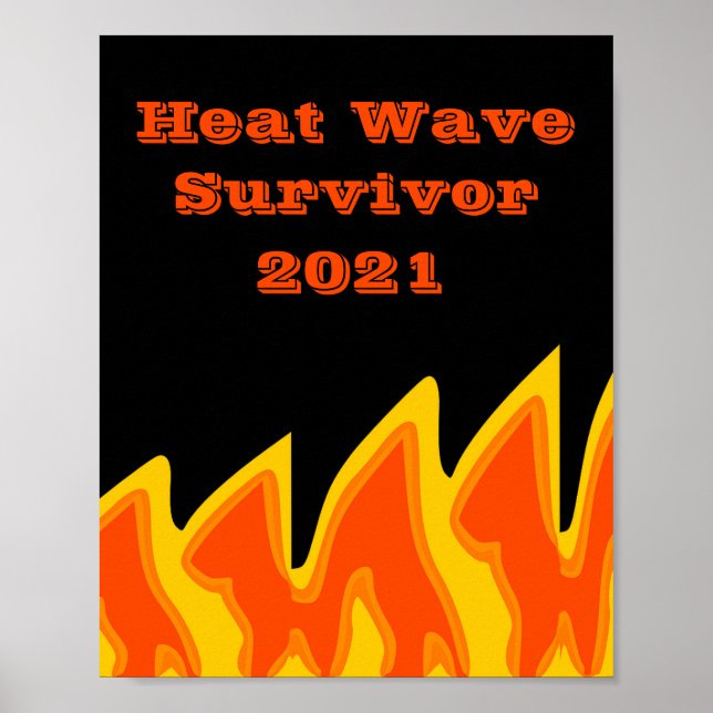 Heat Wave Survivor 2021 Poster (Framsidan)