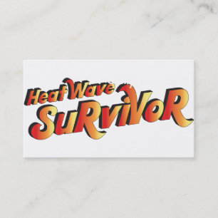 Heat Wave Survivor Visitkort