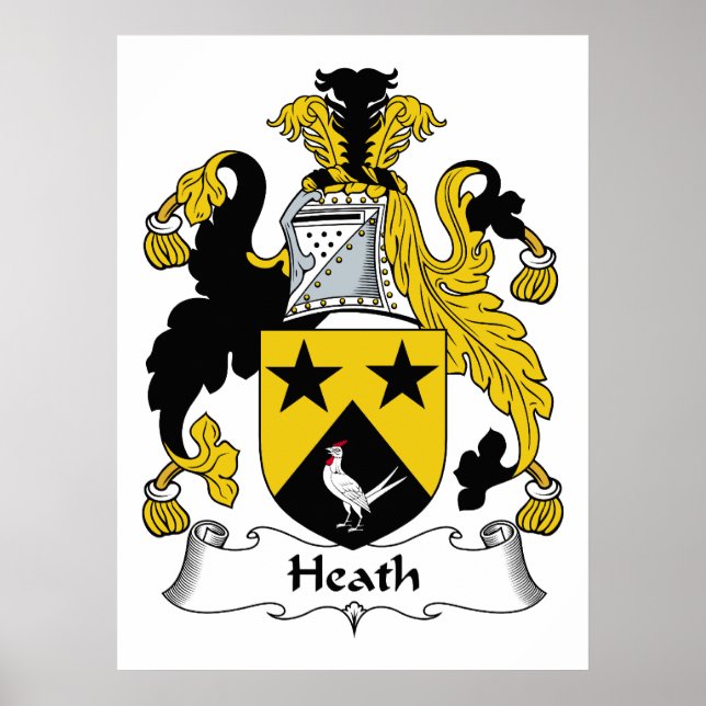 Heath Family Crest Poster (Framsidan)