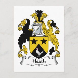 Heath Family Crest Vykort