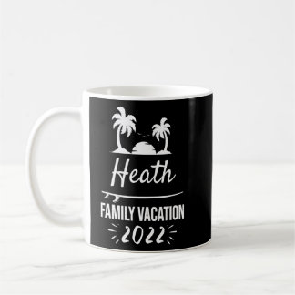 Heath Family Vacation Tropical Group Resa Beach Kaffemugg