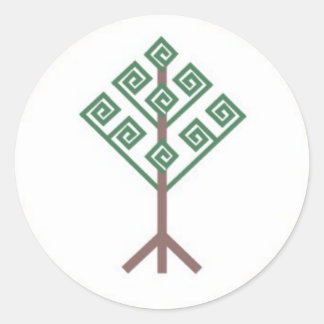 Heathenry Sticker Runt Klistermärke