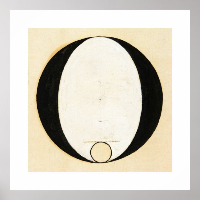 Heathens, 1920 av Hilma af Klint Poster (Framsidan)