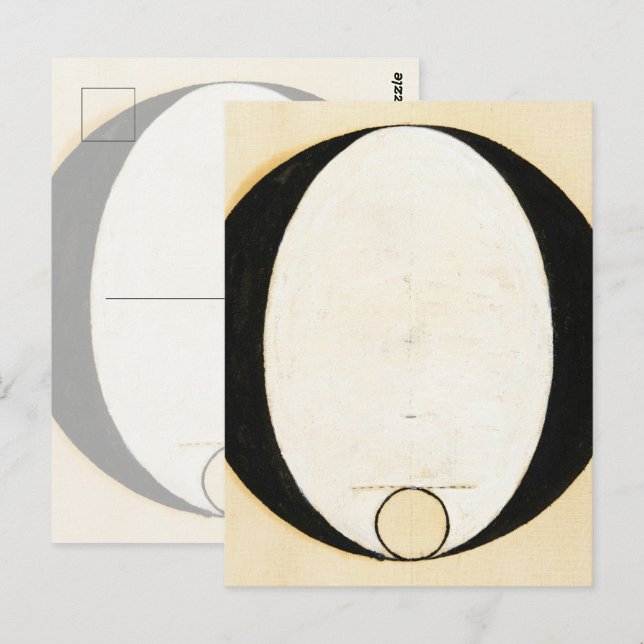 Heathens, 1920 av Hilma af Klint Vykort (Fram/baksida)