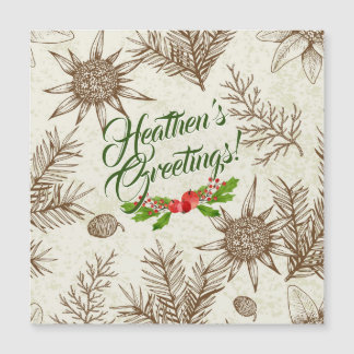 Heathen's Hälsning Atheist Magnet Card