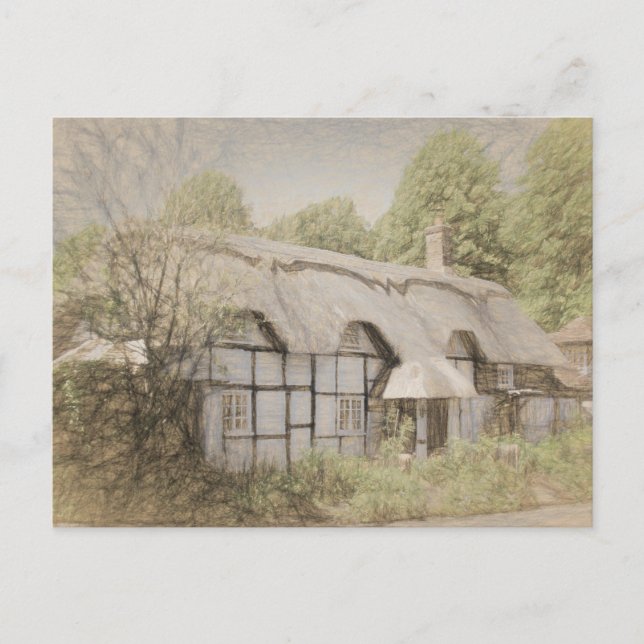 Heather Cottage Vykort (Framsida)