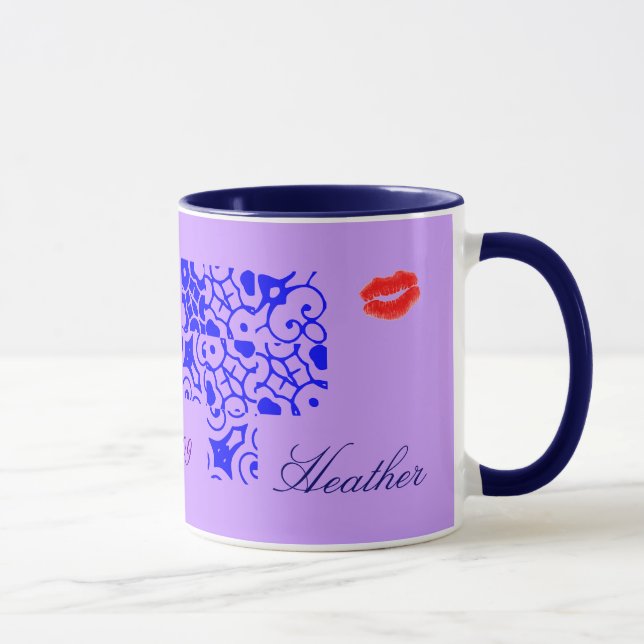 Heather Designer Namn Mugg (Höger)