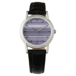 Heather lila rand armbandsur