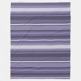 Heather lila rand fleecefilt