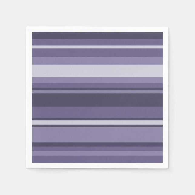 Heather lila rand pappersservett (Framsidan)